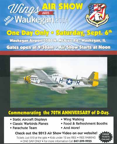 Wings Over Waukegan Air Show - September 6, 2014