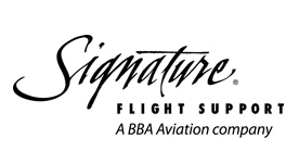 Signature Flight Support logo. 